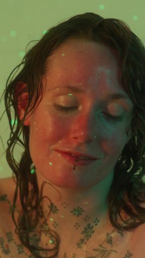 Bath Ritual Turns to Hard Dildo Riding &amp; Intense Orgasm