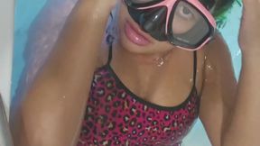 Breath play training with mask and without it