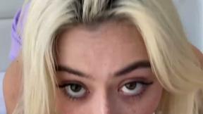 Blonde Babe Chloe Surreal Rides A Big Dick Like Real Cowgirl