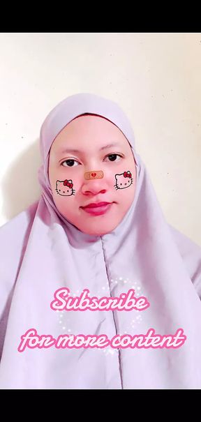 Tsgirl Hijab Maid Cosplay Anal Masturbation