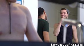 Alex Montenegro and Benjamin Blue enjoy delicious fuck with William Moore