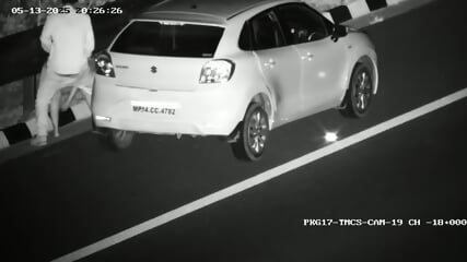 Indian Politician On Highway