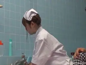 Passionate Japanese Nurse Moans Loudly During Patient's Steamy Fuck Session