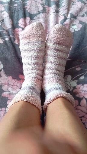 Fuzzy socks strip