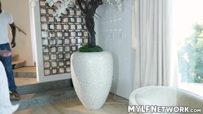 Silvia Saige got into an interracial cock riding with Jax Slayher