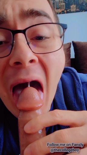 Cum in my mouth, daddy!