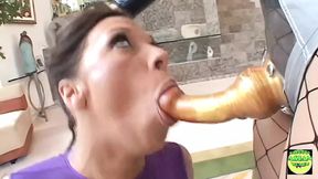 Two Extremely Lovable Lesbian Friends Nautica Thorn and Rachel Starr Are Having Fun with Strapon