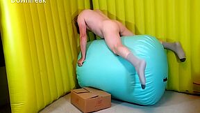 Bouncing And Humping With Giant Inflatable Pvc Toy With Sph 17 Min