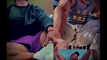 Heterosexual es exhibido como puta sumisa en jaula de castidad