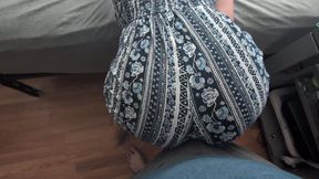 Teasing and Grinding on His Boxers
