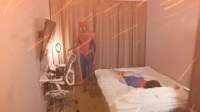 Spider-Man fucks the virgin Mary Jane in a cosplay parody