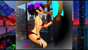 Emu Devours JonnyStones Thick Cock in Steamy interracial Blowjob Action