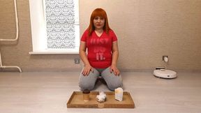 Big Mess in Grey Leggings