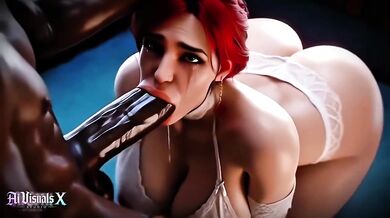 Ginger Ripe MILF Hotwife BBC Guts Deep Throat Dripping Cream Everywhere Big Ass Tits
