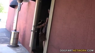 Brooklyn Chase Fucks Two Anonymous Black Guys