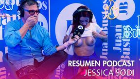 'Jessica Sodi rides the sinthetic pleasure device, unleashing her massive breasts' climax&#x1F680; in Bustos' broadcast'