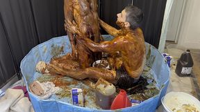 horrendous food fuck sploshing wam mess!