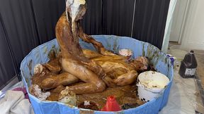 horrendous food fuck sploshing wam mess!