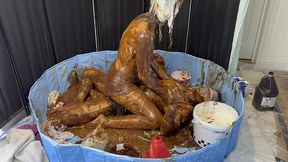 horrendous food fuck sploshing wam mess!