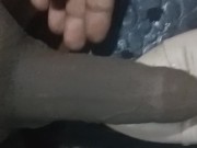 Spilling cum on grils shoe