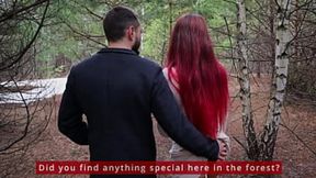 Russian whores love to fuck in the ass in the woods