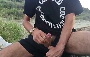 Outdoor Masturbation in the Dunes