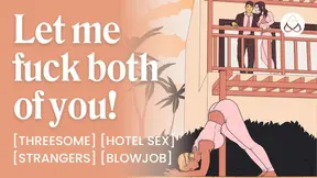 ASMR Audio Porn: FFM Threesome Hotel Sex with Two Girls Fucking One Lucky Guy – Erotic Audio Story for Women