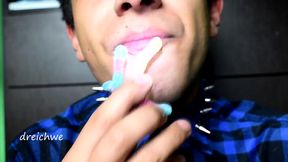 eating rubber worms