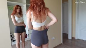 Fast and Hard Fucking in the Wardrobe While Trying on My Stepsister&#039;s Dress!