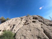 Anita Blue Rock Climbing