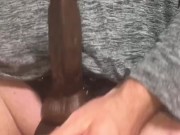 Horny as Fuck, Ass to Mouth with my dildos with huge & a slow motion at the end too.