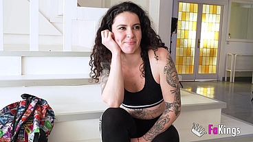 Sara's fucked more than 500 men, and is desperate for the BIG ANAL!