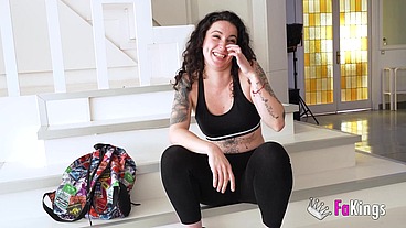 Sara's fucked more than 500 men, and is desperate for the BIG ANAL!