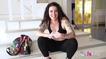 Sara's fucked more than 500 men, and is desperate for the BIG ANAL!