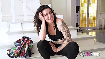 Sara's fucked more than 500 men, and is desperate for the BIG ANAL!