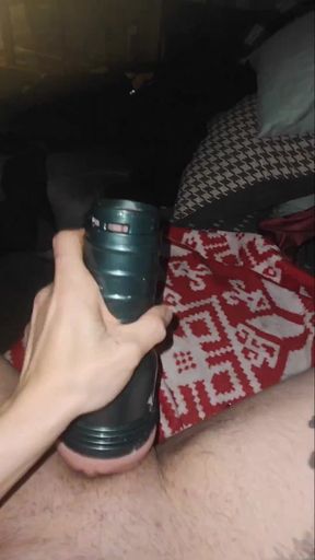 Wildy Hot Fleshlight Sex Toy Fuck, and Great Cum