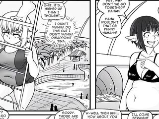 No Lunch Break - Movie 6 - Weight gain comic abdomen inflation