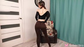 Russian Angel Miss Sireno Milana Is Here to Masturbate Her Shaved Pussy for Us
