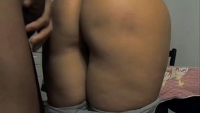 &iexcl_ME QUIERO FOLLAR EL GRAN CULO DE MI HERMANASTRA Nalgadas, frotando pero sin penetraci&oacute_n