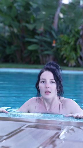 Slim and sexy Laurine takes matters into her own hands as she