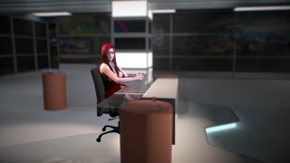 BREAKING NEWS: Milf News Anchor Doesn't Wear Anything Under Her Dress - Gains Weight On-Air