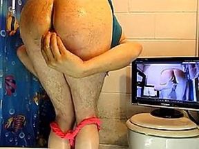 Butthole games! naughty fag stuffs butt like a pro!