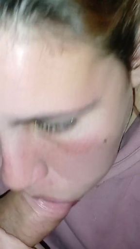 Must-see moment from "Homemade Blowjob in the Bathroom of Argentine asshole takes a huge load in her mouth"