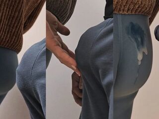 Stranger With Massive Erection Ejaculate In Subway Teach On Random Angel's Tights