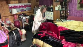 milf gets fucked after shower then goes up to her room and gets her ass fucked