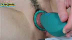 Big clit masturbation with new toy from Bad Peach! Licking and sucking it hard to make my pussy reach the hardest ORGASM EVER!