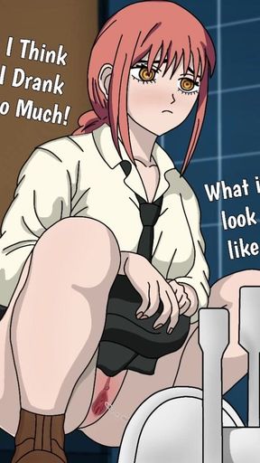 Makima Peeing - Chainsaw Man Meltpuff