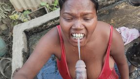 Indian desi housewife nahane ke time land chusa