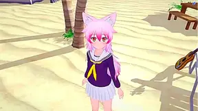 Ranka Okami Dominates in Steamy 3D Hentai Encounter at Seton Academy