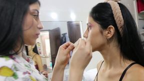 behind the scenes. helen star, lucy mendez, gemma leone + pissing. ltp103